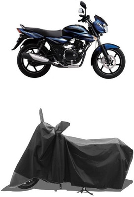 SUGASHRI Waterproof Two Wheeler Cover for Bajaj(Discover 135, Grey, Black)