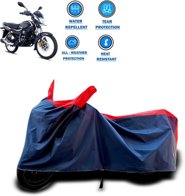 PAGORA Two Wheeler Cover for Bajaj(Platina 110 H-Gear, Red)