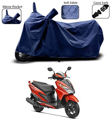 DeepShakshi AUTOMOTIVE Waterproof Two Wheeler Cover for Honda(Grazia, Blue)