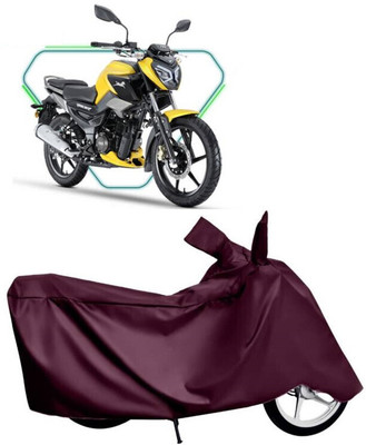 SK AUTO Waterproof Two Wheeler Cover for TVS(Raider, Maroon)