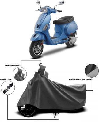 MMSSTAR Waterproof Two Wheeler Cover for Piaggio(Vespa SXL, Grey)