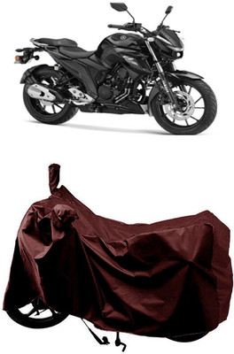 SUGASHRI Waterproof Two Wheeler Cover for Yamaha(FZ-25, Maroon)