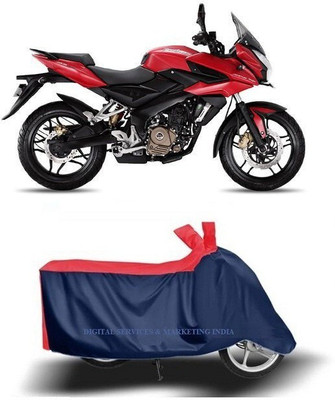 DSAMI Two Wheeler Cover for Bajaj(Pulsar AS 150, Blue)