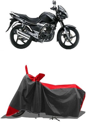 SUGASHRI Waterproof Two Wheeler Cover for Suzuki(GS 150R, Red, Black)