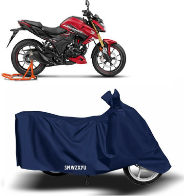 SK AUTO Waterproof Two Wheeler Cover for Honda(Hornet 2.0, Grey, Blue)