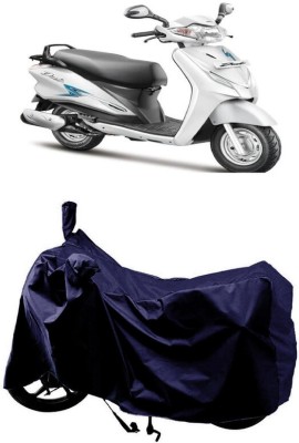 SUGASHRI Waterproof Two Wheeler Cover for Hero(Duet VX 110CC, Blue)