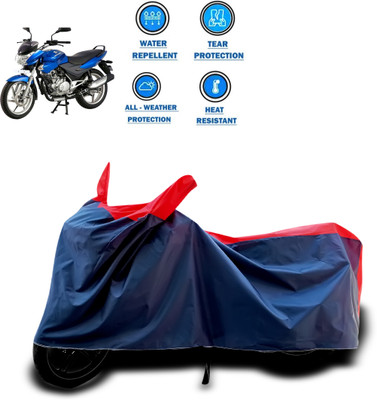 CODOKI Two Wheeler Cover for Bajaj(Discover 135, Red)