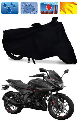 Mdstar Waterproof Two Wheeler Cover for Bajaj(Pulsar 250 BS6, Black)