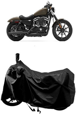 SUGASHRI Waterproof Two Wheeler Cover for Harley Davidson(XL 883, Black)