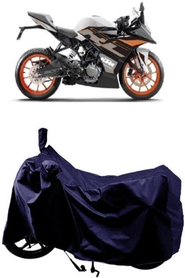 SUGASHRI Waterproof Two Wheeler Cover for KTM(RC 125 BS6, Blue)