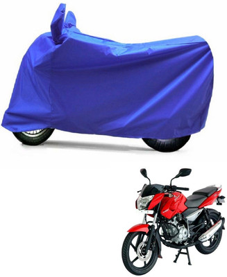 SK AUTO Two Wheeler Cover for Bajaj(Pulsar 135 LS DTS-i, Blue)