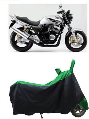 Coxtor Waterproof Two Wheeler Cover for Honda(CB 400, Green)
