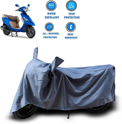 CODOKI Two Wheeler Cover for TVS(Zest, Grey)