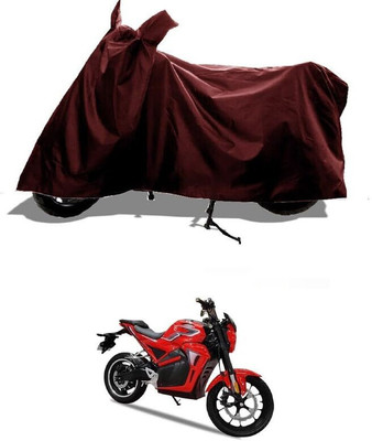 SK AUTO Two Wheeler Cover for Hero(Electric, Maroon)