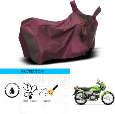 SnehaSales Waterproof Two Wheeler Cover for Hero(HF Deluxe Eco, Maroon)
