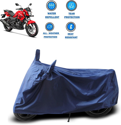 CODOKI Two Wheeler Cover for Hero(Hunk, Blue)