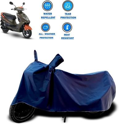 CODOKI Two Wheeler Cover for Okinawa(Ridge Plus, Blue)