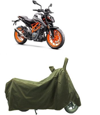 Coxtor Waterproof Two Wheeler Cover for KTM(390 Duke, Gold)