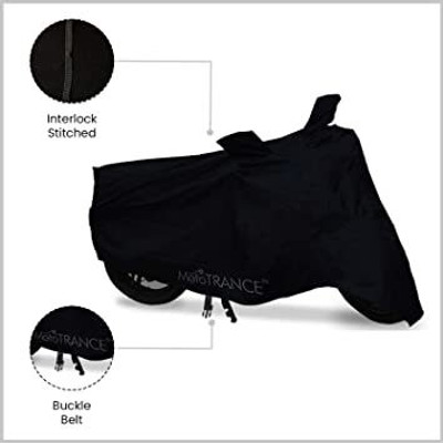 Mdstar Waterproof Two Wheeler Cover for Universal For Bike(Black)