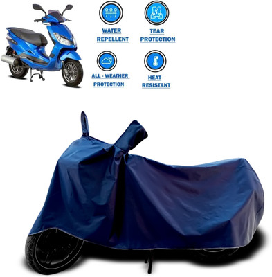 CODOKI Two Wheeler Cover for Bajaj(Blade 125, Blue)
