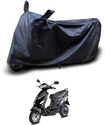 SK AUTO Two Wheeler Cover for Hero(Electric Wave Dx, Black)