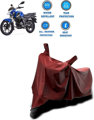 CODOKI Waterproof Two Wheeler Cover for Bajaj(Discover, Maroon)