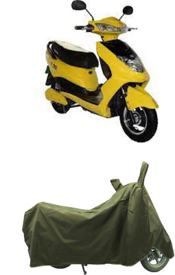 Coxtor Waterproof Two Wheeler Cover for Okinawa(R30 electric scooter, Gold)