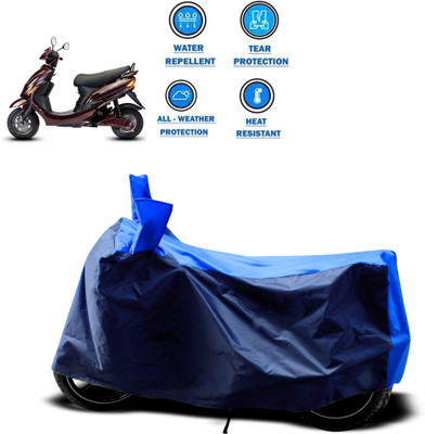 PAGORA Two Wheeler Cover for Hero(Electric Wave Dx, Blue)