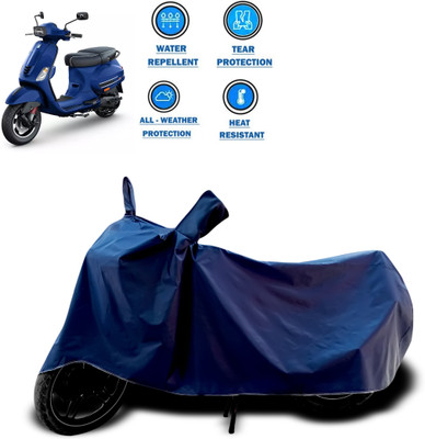 PAGORA Two Wheeler Cover for Piaggio(Vespa SXL 150, Blue)