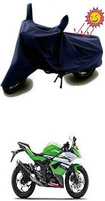 SK AUTO Two Wheeler Cover for Kawasaki(Ninja 250, Blue)