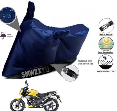 SK AUTO Waterproof Two Wheeler Cover for TVS(Raider, Blue)