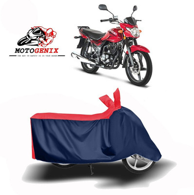 SK AUTO Two Wheeler Cover for Suzuki(Samurai, Red, Blue)