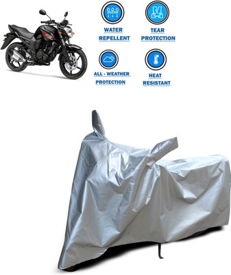 CODOKI Two Wheeler Cover for Yamaha(FZ-S, Silver)