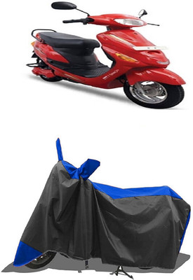 SUGASHRI Waterproof Two Wheeler Cover for Hero Electric(Electric E-Sprint, Blue, Black)