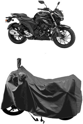 SUGASHRI Waterproof Two Wheeler Cover for Yamaha(FZ25 BS6, Grey)