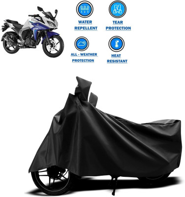 CODOKI Two Wheeler Cover for Yamaha(Fazer, Black)
