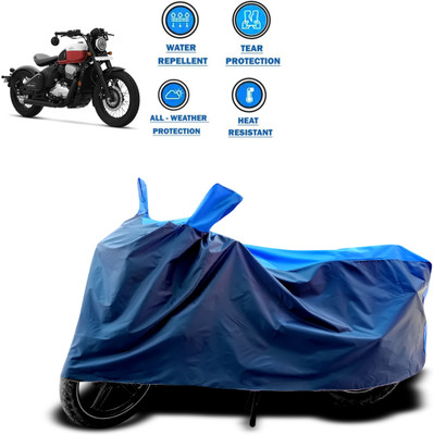 CODOKI Two Wheeler Cover for JAWA(42, Blue)