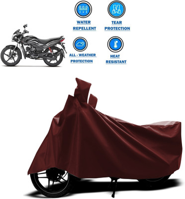 PAGORA Waterproof Two Wheeler Cover for Hero(Passion, Maroon)