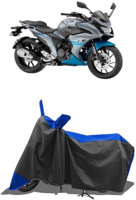 SUGASHRI Waterproof Two Wheeler Cover for Yamaha(Fazer-250, Blue, Black)