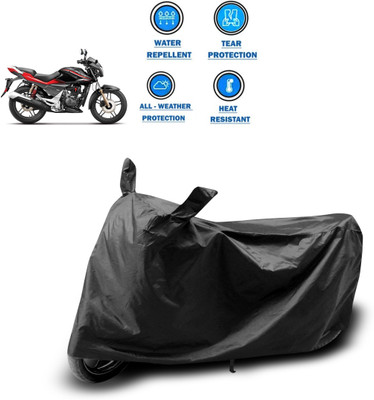 CODOKI Two Wheeler Cover for Hero(CBZ Extreme, Black)