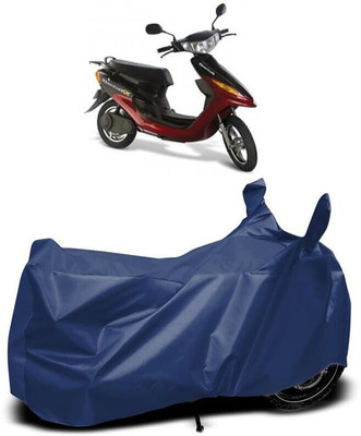 SK AUTO Two Wheeler Cover for Indus(Yo Electron, Blue)