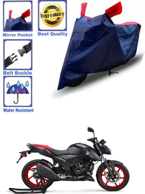 RONISH Waterproof Two Wheeler Cover for TVS(Apache RTR 160 4V, Blue, Red)