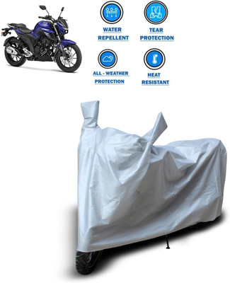GOSHIV-car and bike accessories Two Wheeler Cover for Yamaha(Silver)