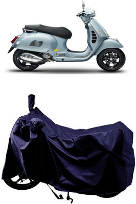 SUGASHRI Waterproof Two Wheeler Cover for Vespa(GTS Super 300, Blue)
