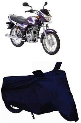 SK AUTO Two Wheeler Cover for Bajaj(CT100, Blue)