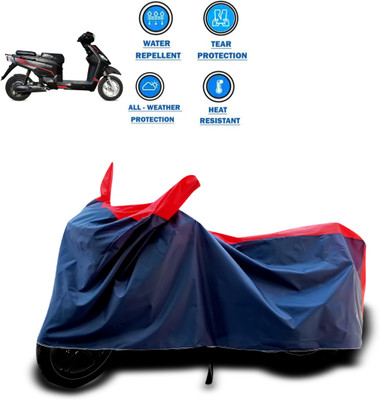 PAGORA Two Wheeler Cover for Hero(Electric NYX, Red)