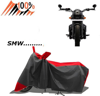 SK AUTO Waterproof Two Wheeler Cover for Royal Enfield(Bullet 350, Red)