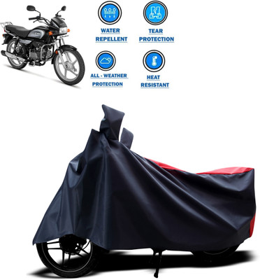 CODOKI Two Wheeler Cover for Hero(Splendor, Red)