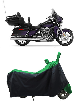 Coxtor Waterproof Two Wheeler Cover for Harley Davidson(CVO Limited, Green)