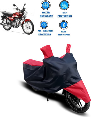 PAGORA Two Wheeler Cover for Hero(HF Dawn, Red)
